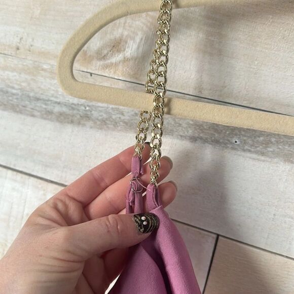 ASTR The‎ Label :: Satin Mini Dress & Gold Chain Straps Size M NWT - Picture 4 of 8